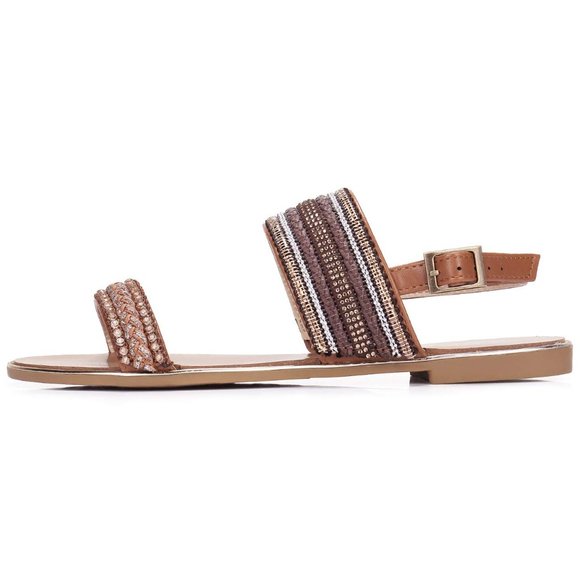 Women's Summer Flat Sandal - Picture 2 of 6
